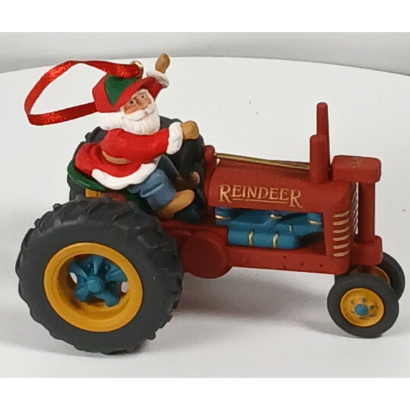 1994 HALLMARK Keepsake MAKIN TRACTOR TRACKS Here Comes Santa - Picture 6 of 11